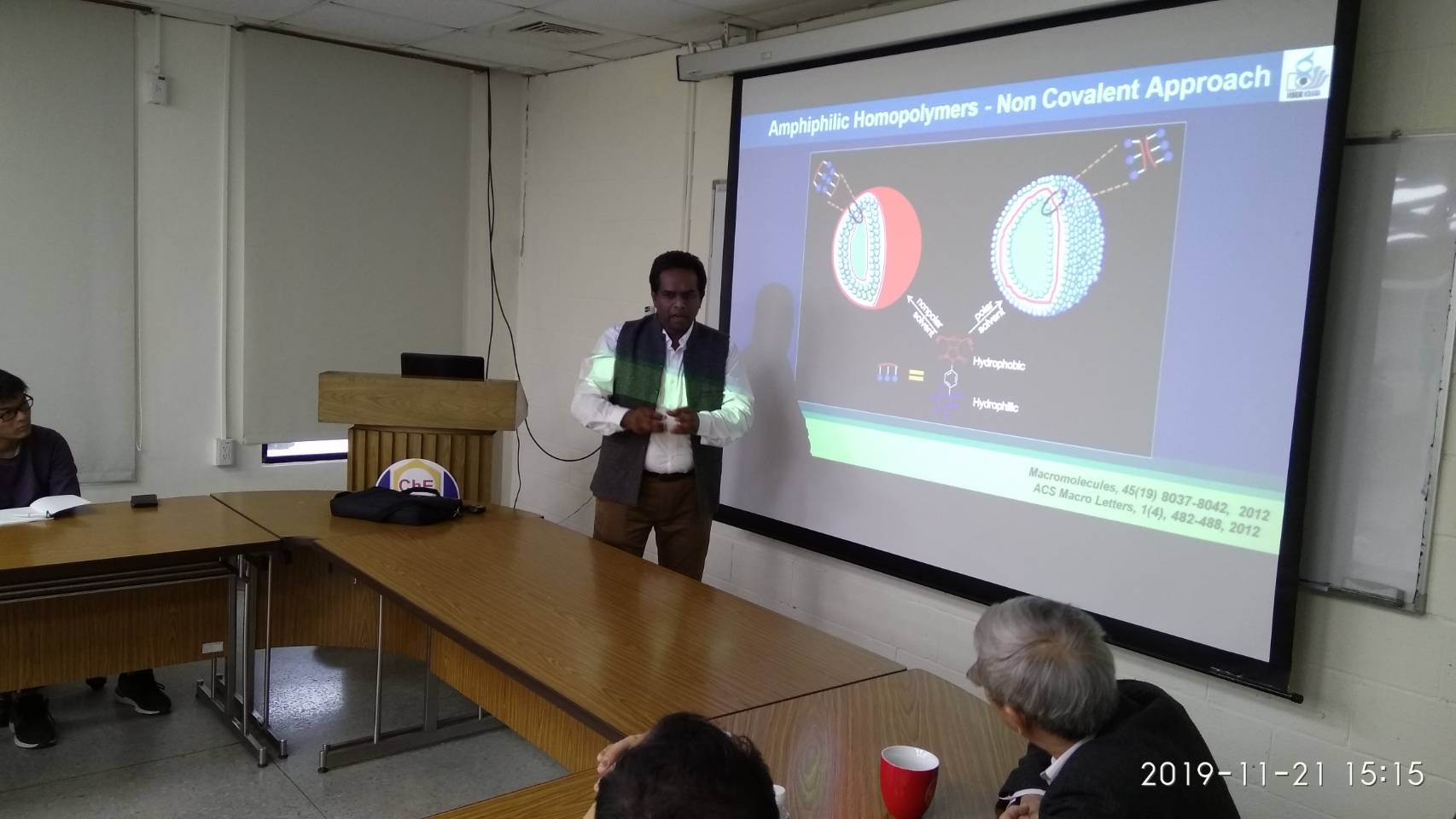 Invited Lecture- 2019/11/21(Thu.) E2-204 Prof. RAJA SHUNMUGAM