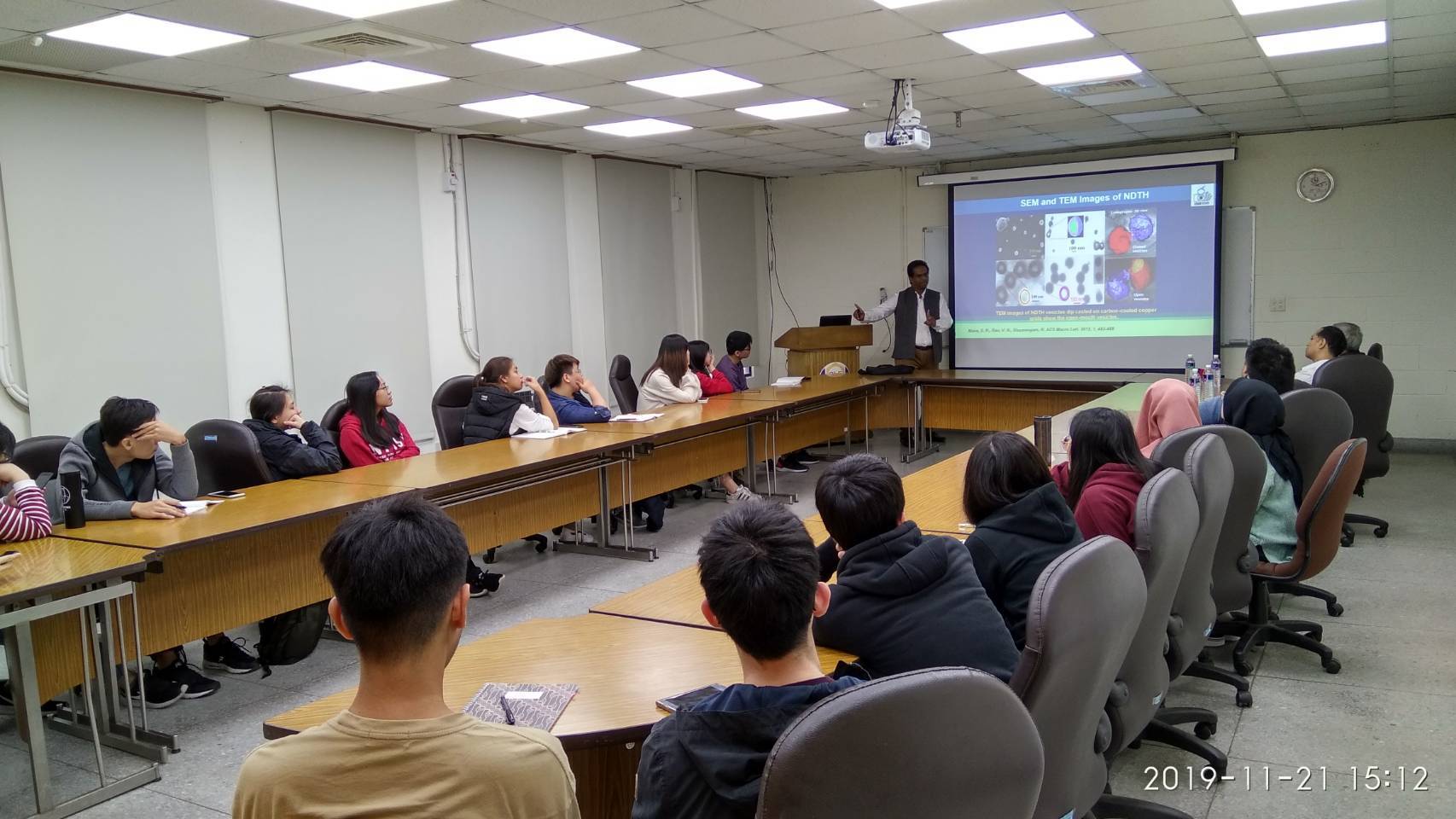 Invited Lecture- 2019/11/21(Thu.) E2-204 Prof. RAJA SHUNMUGAM